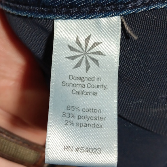 Athleta sculptek dark wash skinny jeans womens sz 2 - Picture 10 of 10